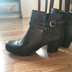 Black Heeled Ankle Boots